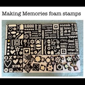 Making Memories foam stamps